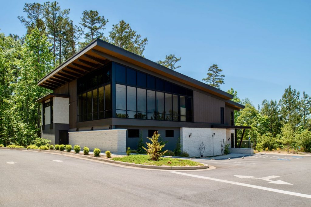 Exterior view of Prospirian International Wellbeing Training Center in Peachtree City, GA.