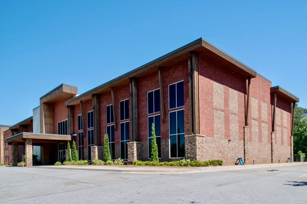 Exterior view of Southside Church Newnan campus in Newnan, GA.