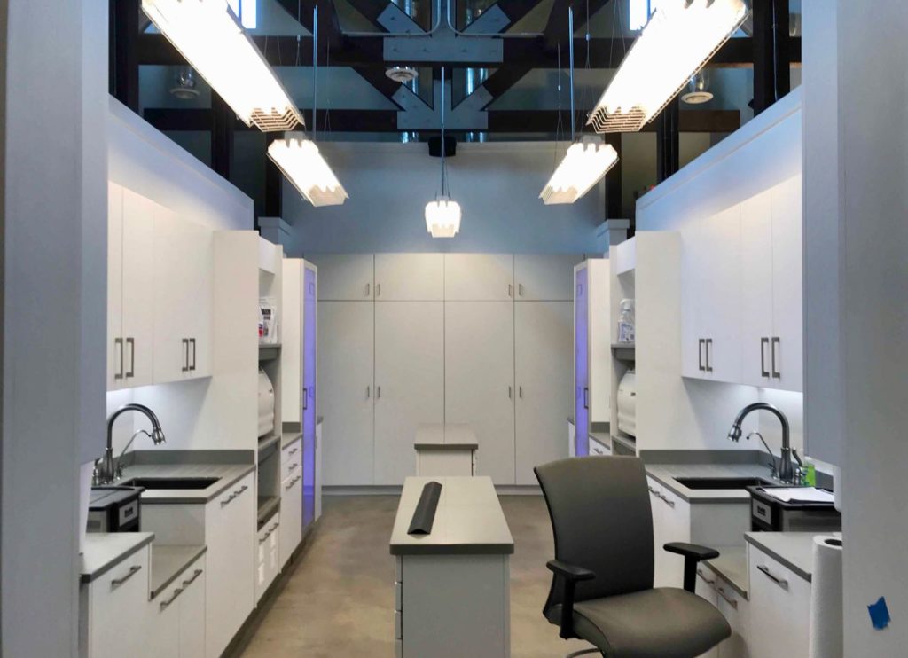 Interior view of lab area for Pinnacle Endodontics in Roswell, GA.