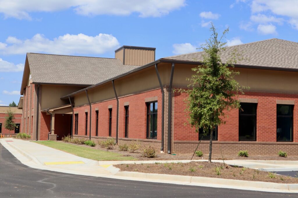 Exterior of Hopebridge Autism Therapy Center in Newnan, GA.