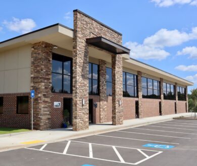 Exterior of SELCAT training building in Newnan, GA.