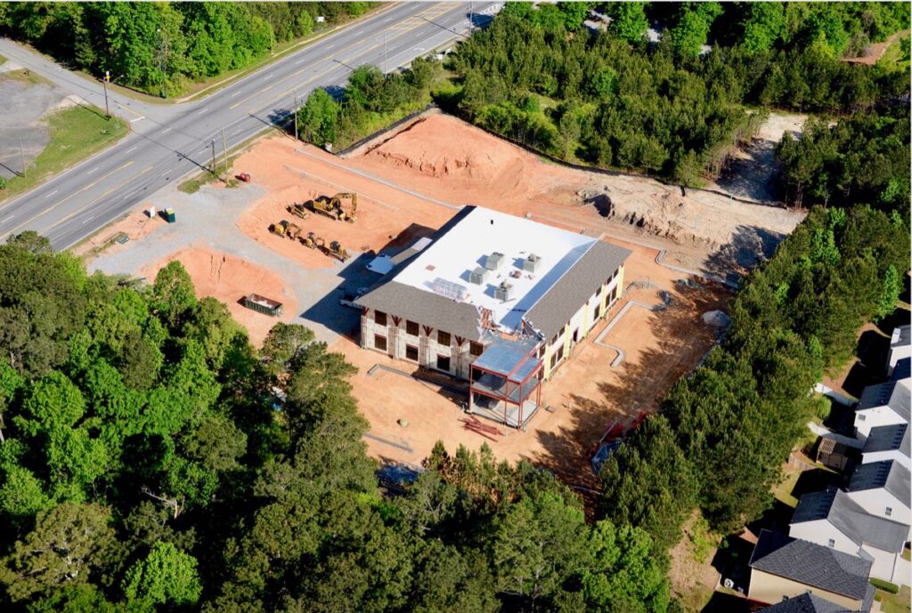 Comprehensive Health Medical Center building under construction in South Fulton, GA.