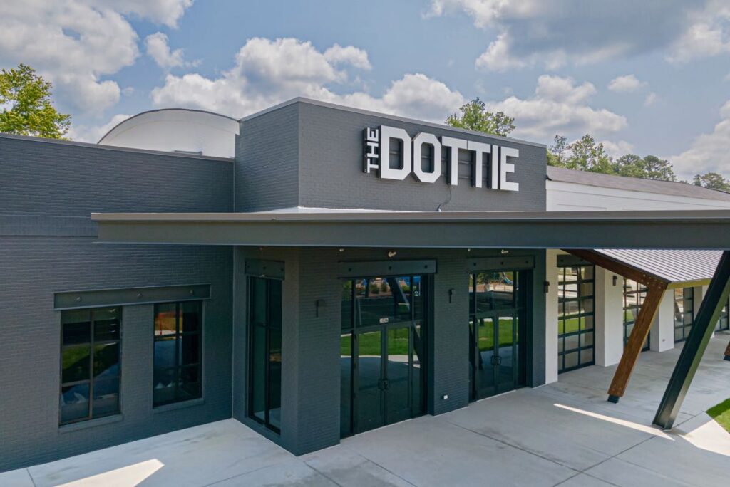 Interior of The Dottie Event Center in Fayetteville, GA.