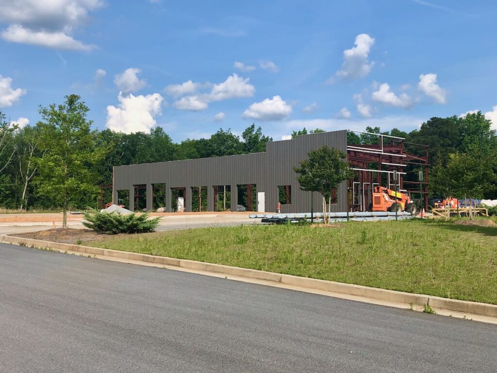 Earl's Quality Car Care under construction in Peachtree City, GA.